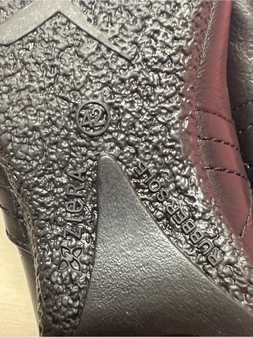 Ziera Black leather Mary Jane Flats - Picture 7 of 11